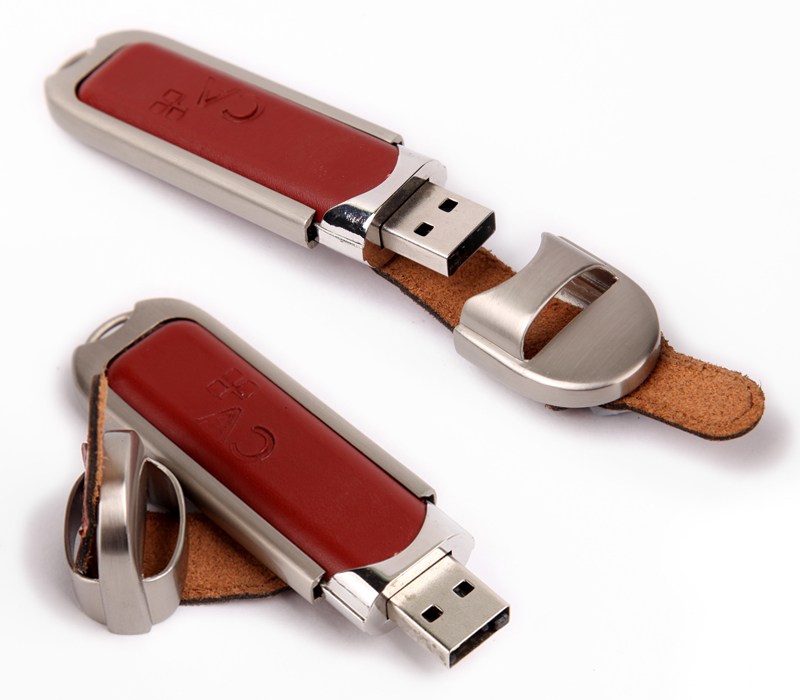 Rectangular Leather USB Flash Drive 11