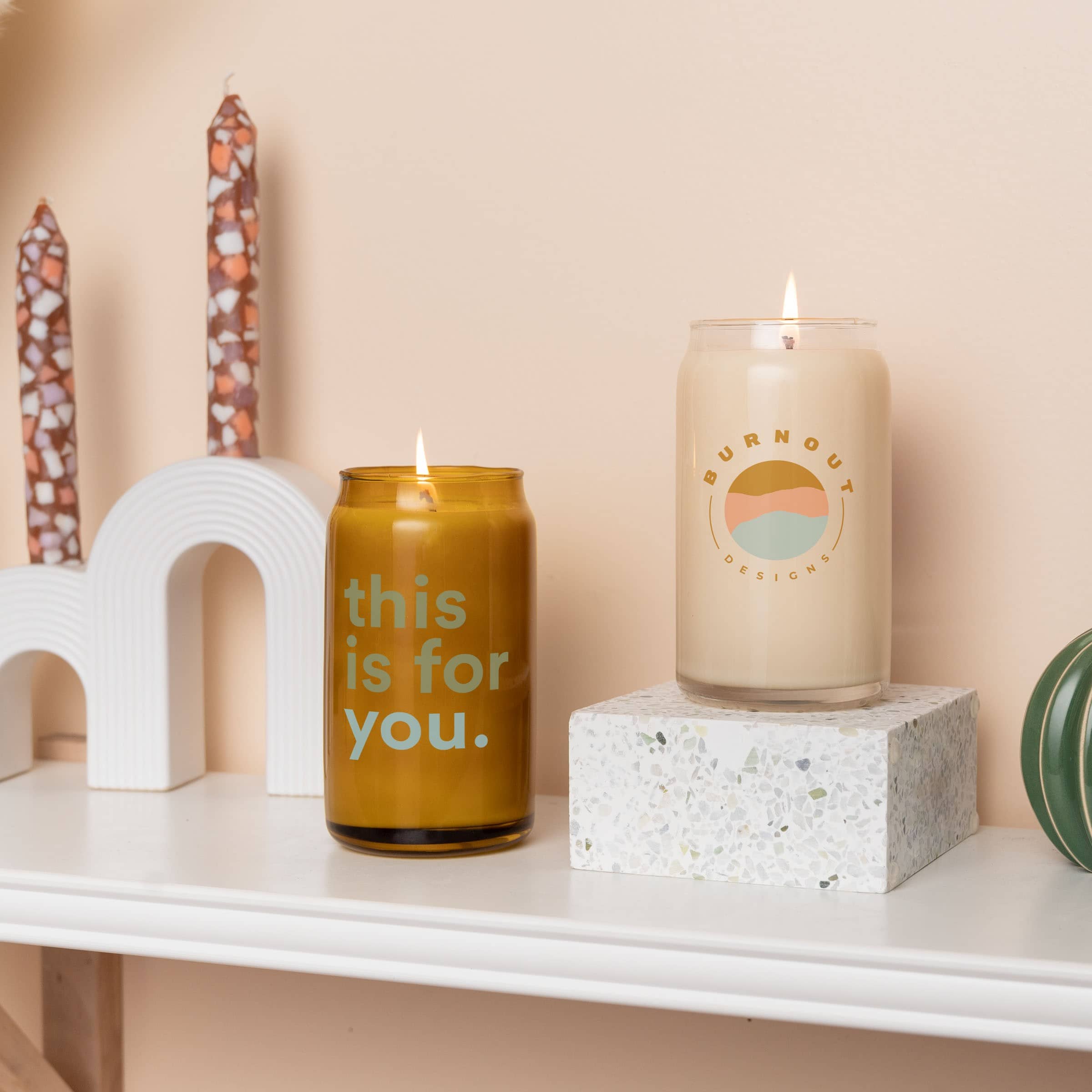 CAN GLASS CANDLE - DIRECT PRINT 2