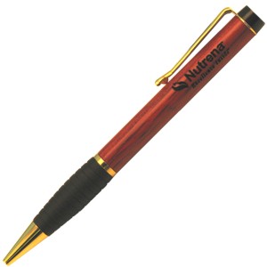 Rosewood Soft Grip Pen 1
