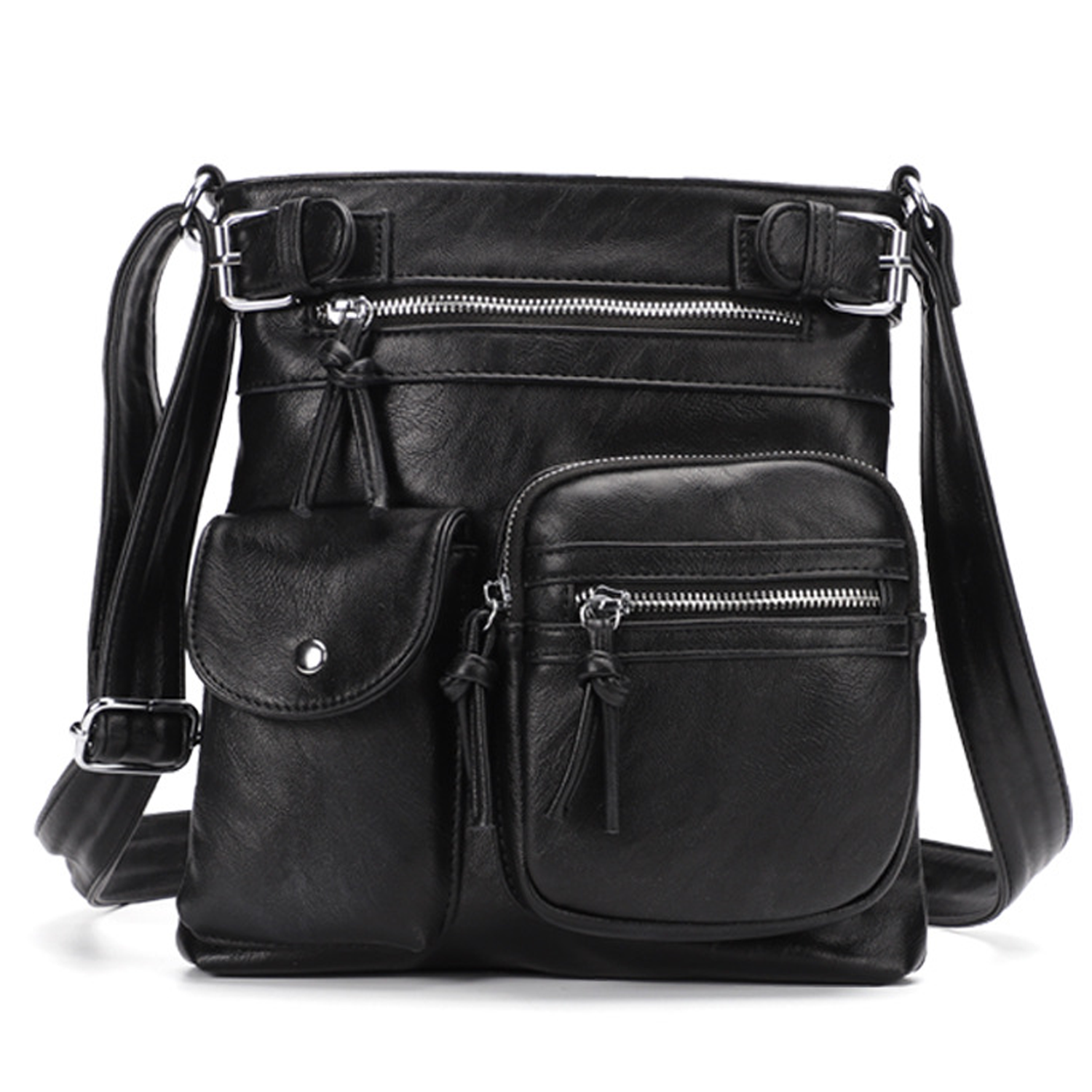 Fashion Niche PU Faux Leather Shoulder Bag 3