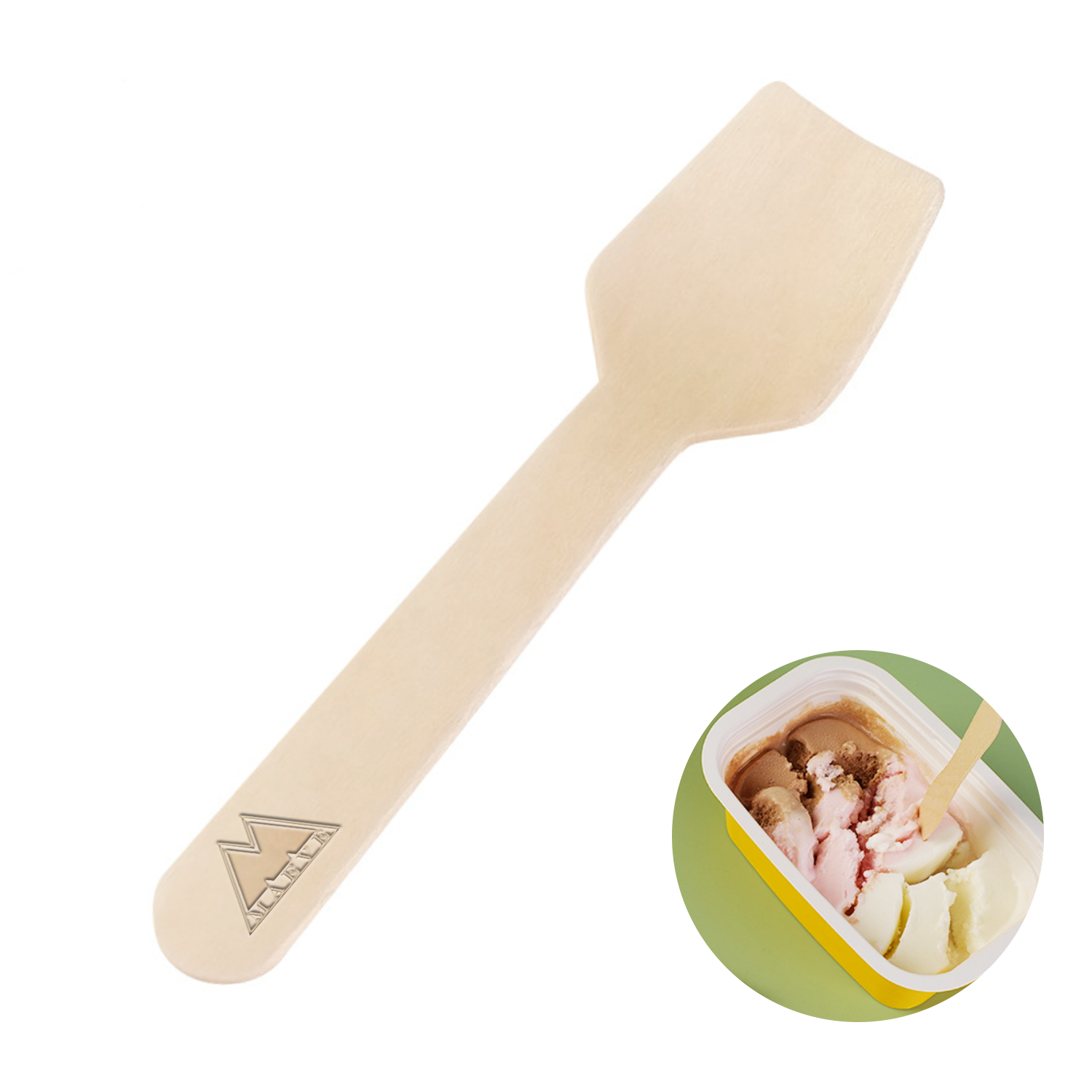 Disposable Mini Wooden Spoon 10