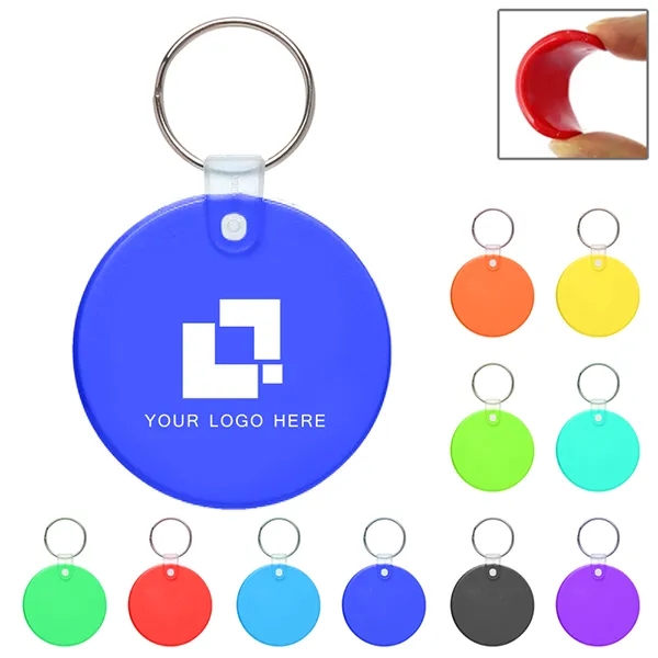 Promotional Round Soft Key Tags 1