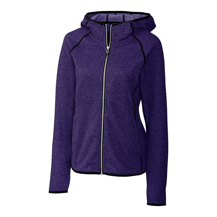Cutter & Buck Ladies Sweater-Knit Hoodie Full Zip Jacket 6