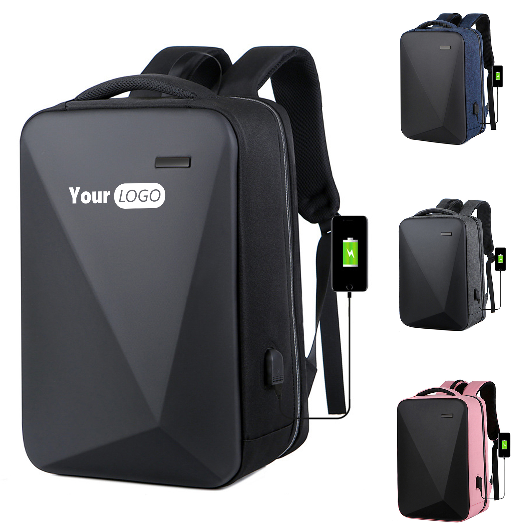 polyester Waterproof Laptop Backpack 4