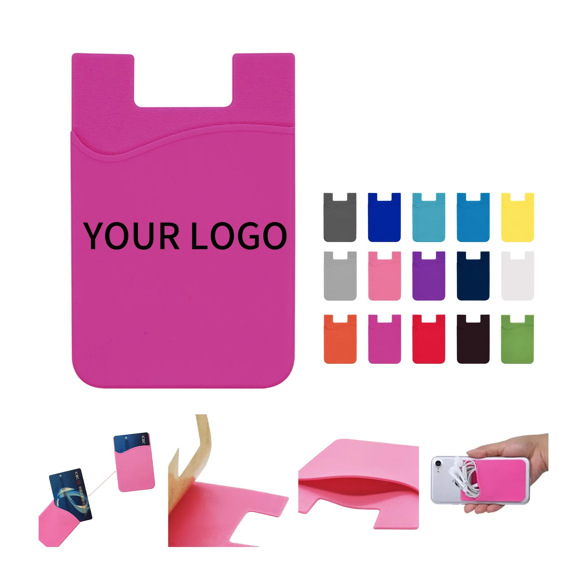 Promotional Silicone Phone Pocket 6