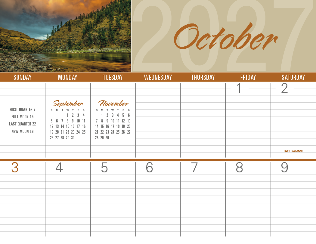 Triumph® Calendars Scenes of America Big Block Memo Calendar 19