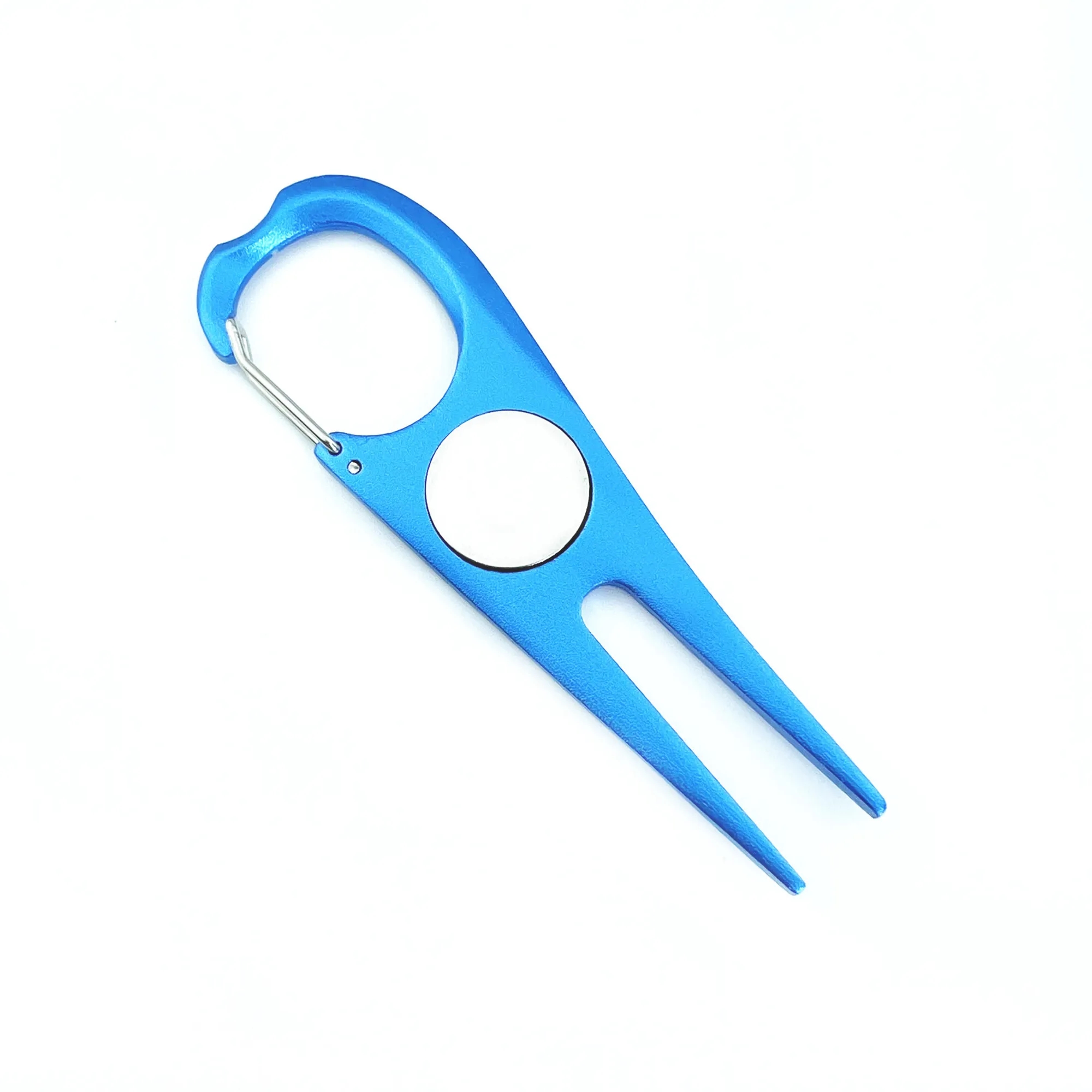 Aluminum Golf Divot Tool with Magnet and Lawn Repair 2