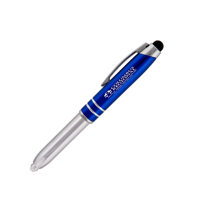 Madison 3-In-1 Ballpoint Stylus Pen (Blue)