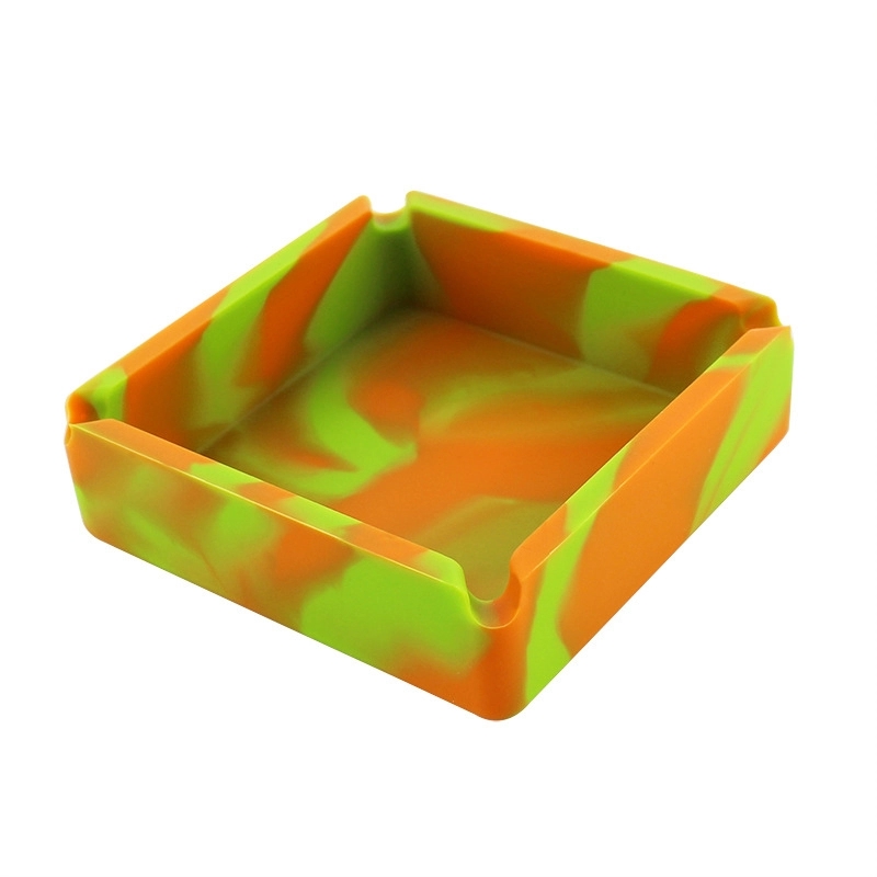 Custom High Temperature Resistant Camo Silicone Ashtray 7