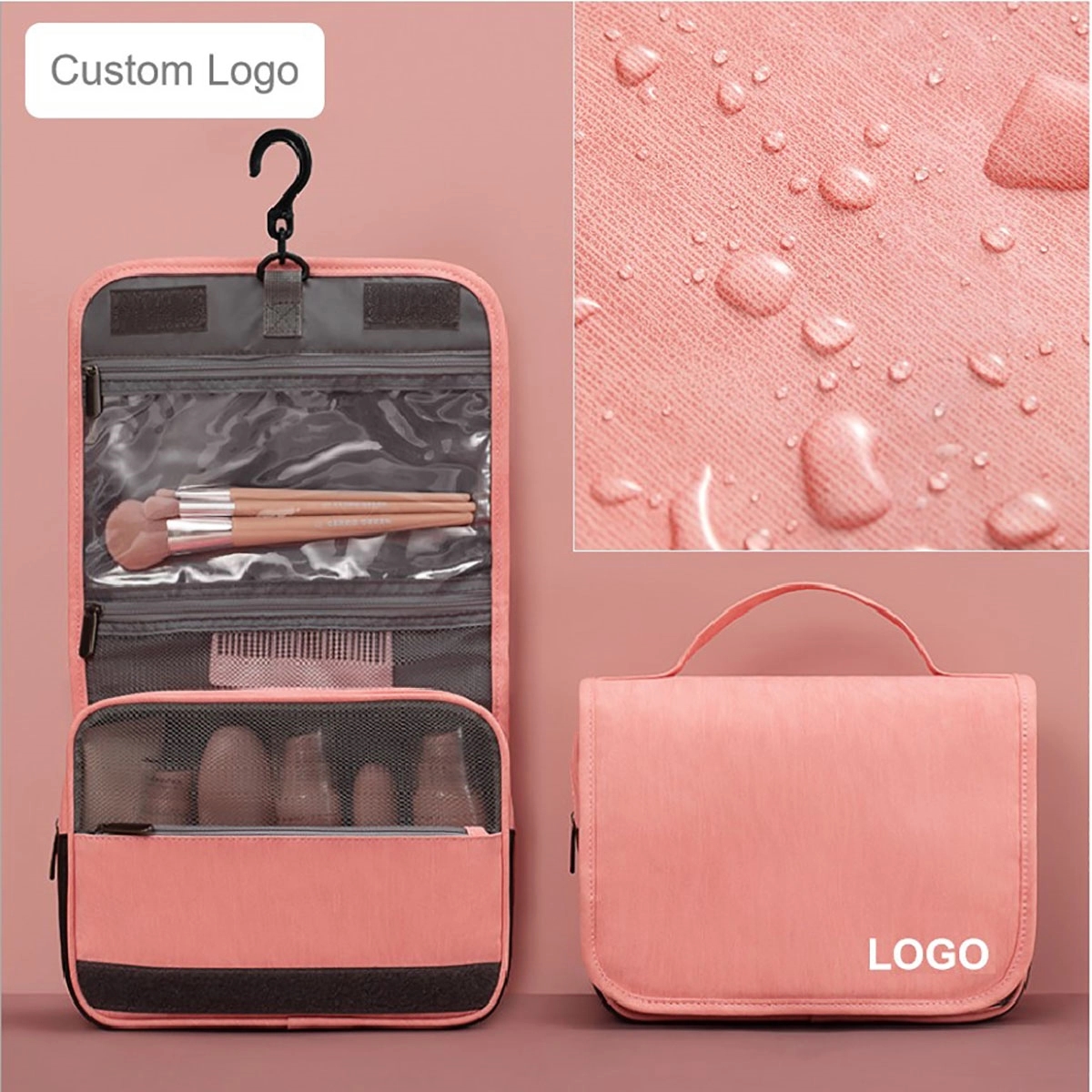 Premium Low Moq Unisex Cosmetic travel Bag 2