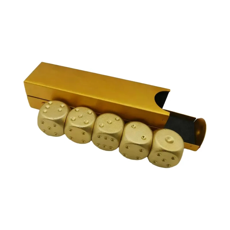 Aluminum Alloy Dice And Case Set 5