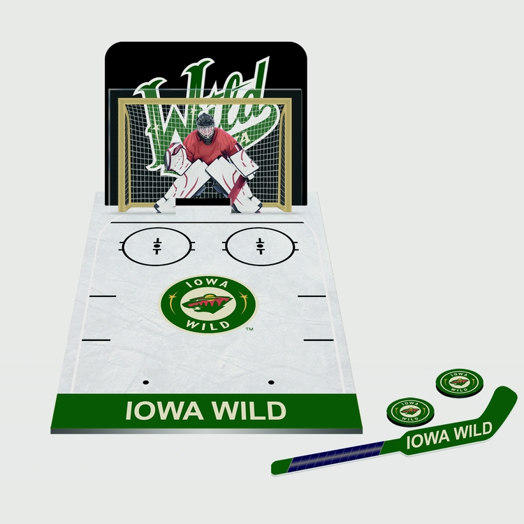 Table Top Hockey Game (8.875"long x 5.875" wide)