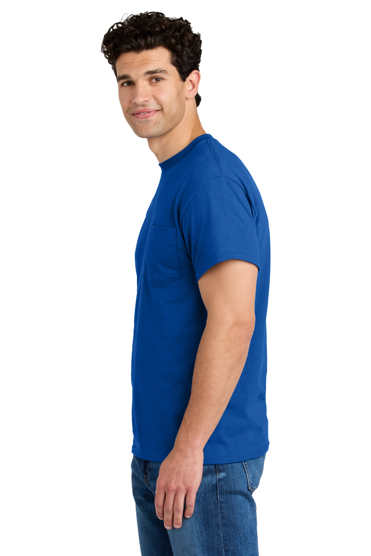 Gildan - DryBlend 50 Cotton/50 Poly Pocket T-Shirt. 8300 37