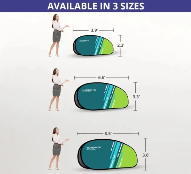 Horizontal Pop Up Banner (6.56 Ft x 3.28 Ft) 4