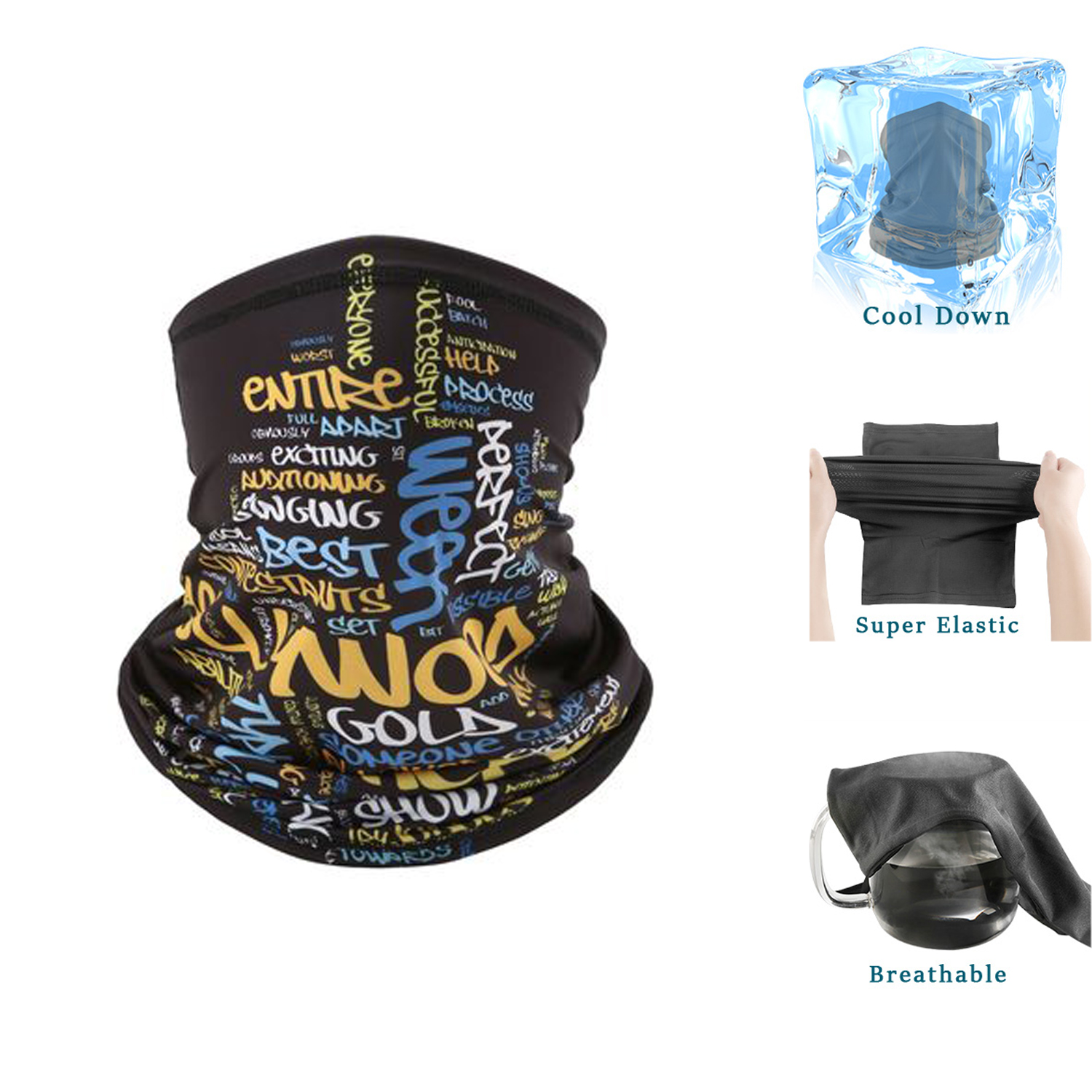 Ice Silk Cooling Neck Gaiter 2