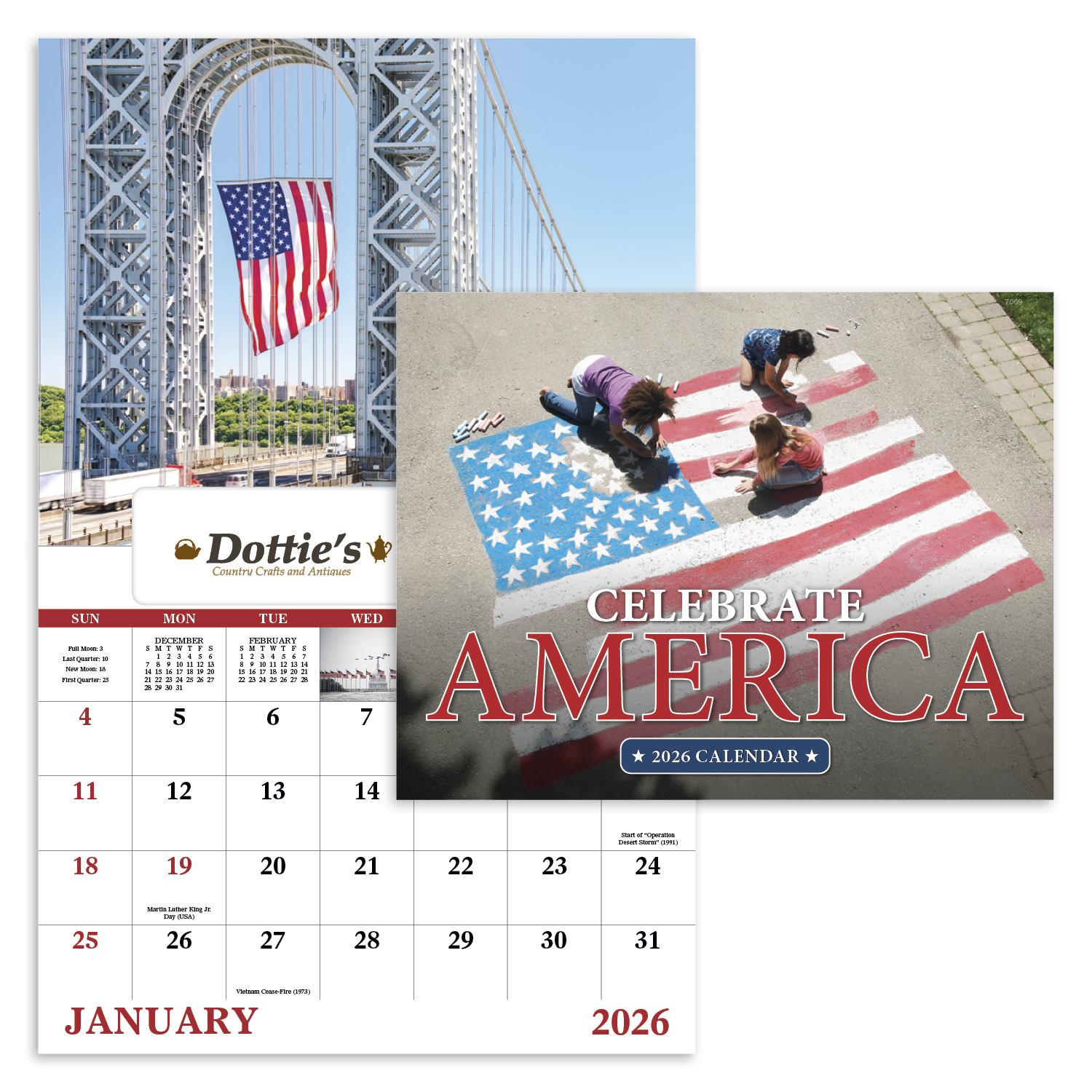 Good Value™ Celebrate America - Window Calendar 10