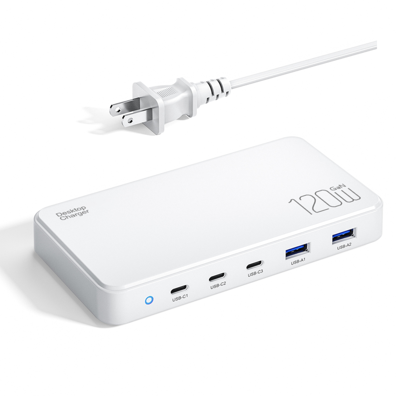 Power Charge 5-Port Desktop Charger - 120 W 4