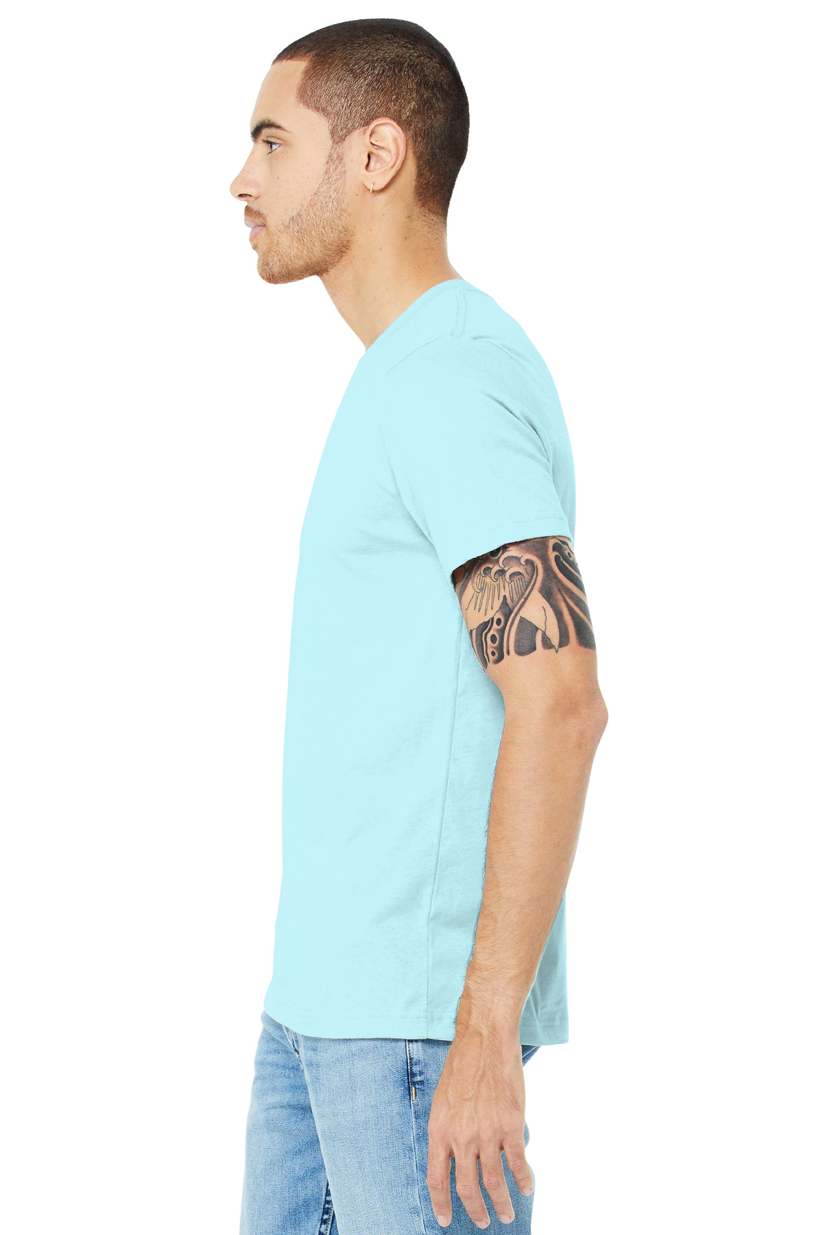 BELLA+CANVAS Unisex Heather CVC Short Sleeve Tee. BC3001CVC 385