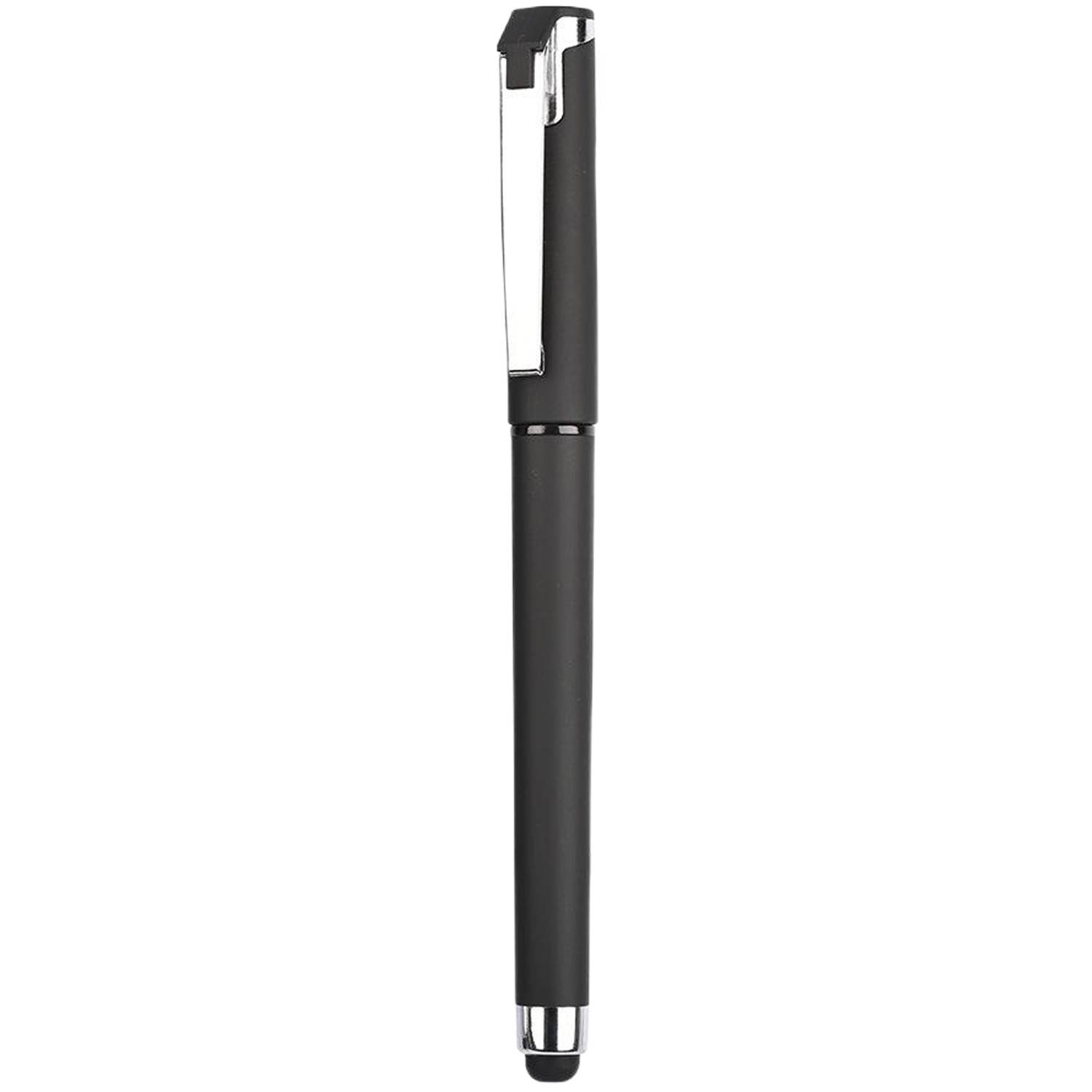 2 in 1 Cap Action Business Ballpoint Pen w/ Stylus Tip 2