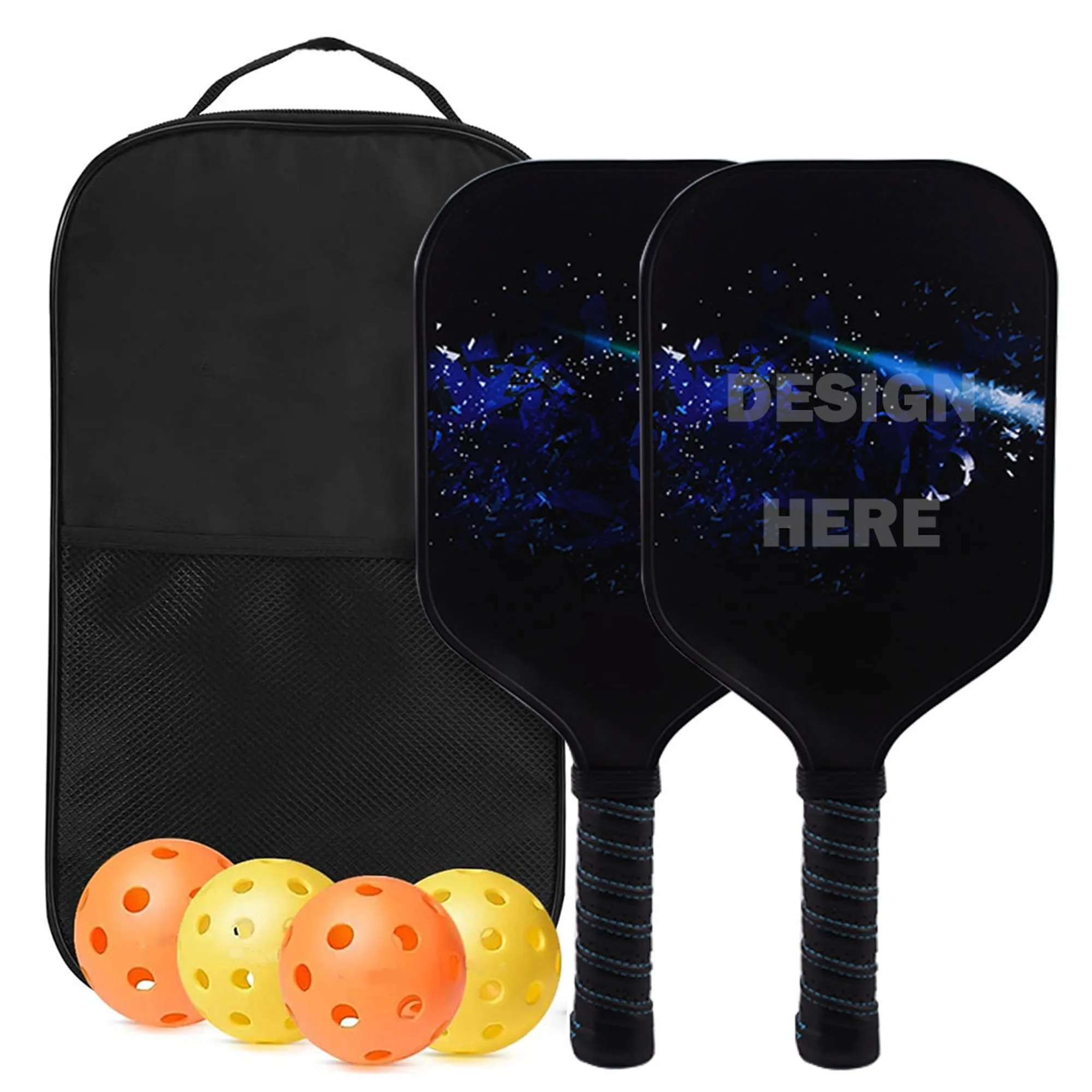 Fiberglass Surface Pickleball Paddle Set 1