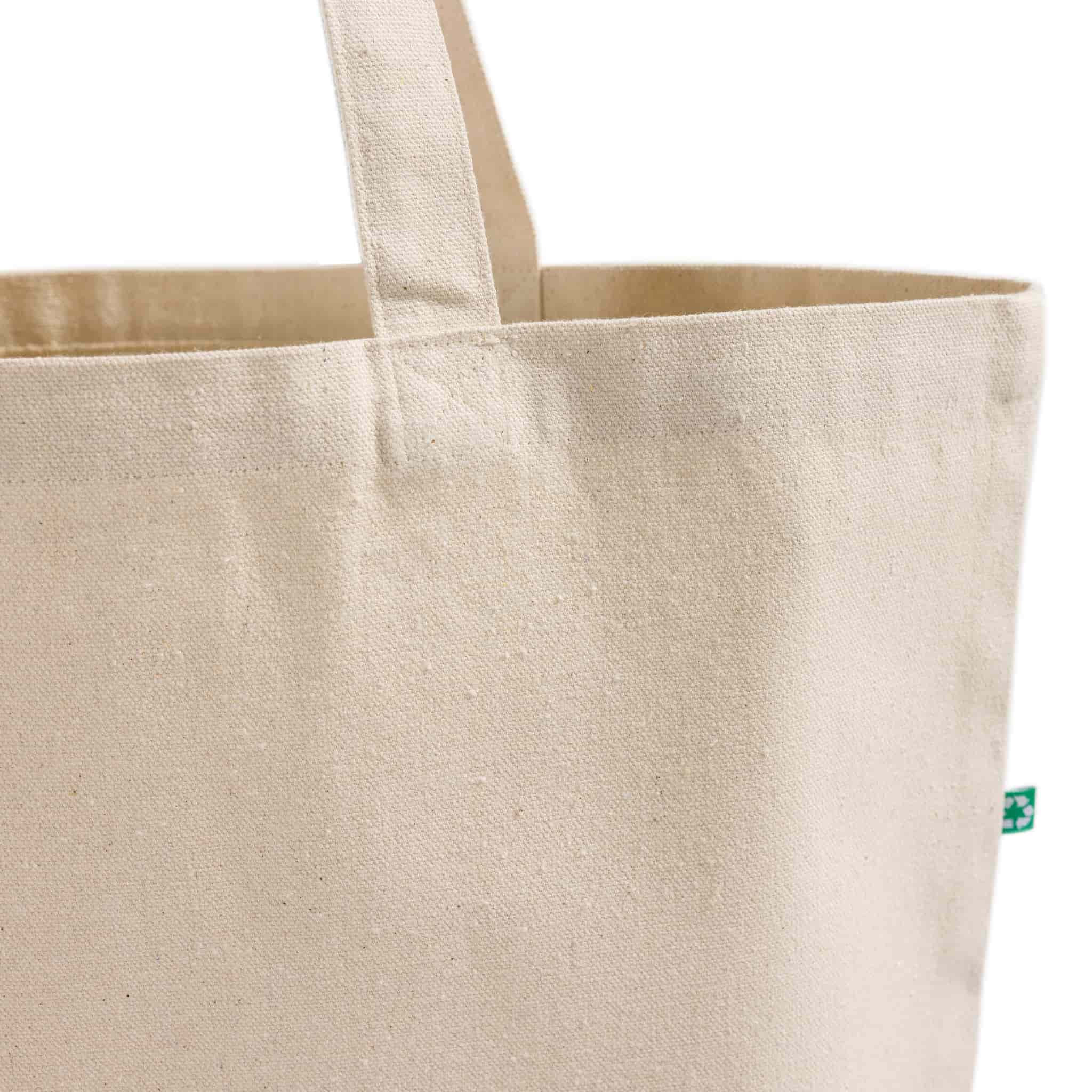 Recycled Merch Canvas Tote Bag, custom tote bag with logo imprint 19