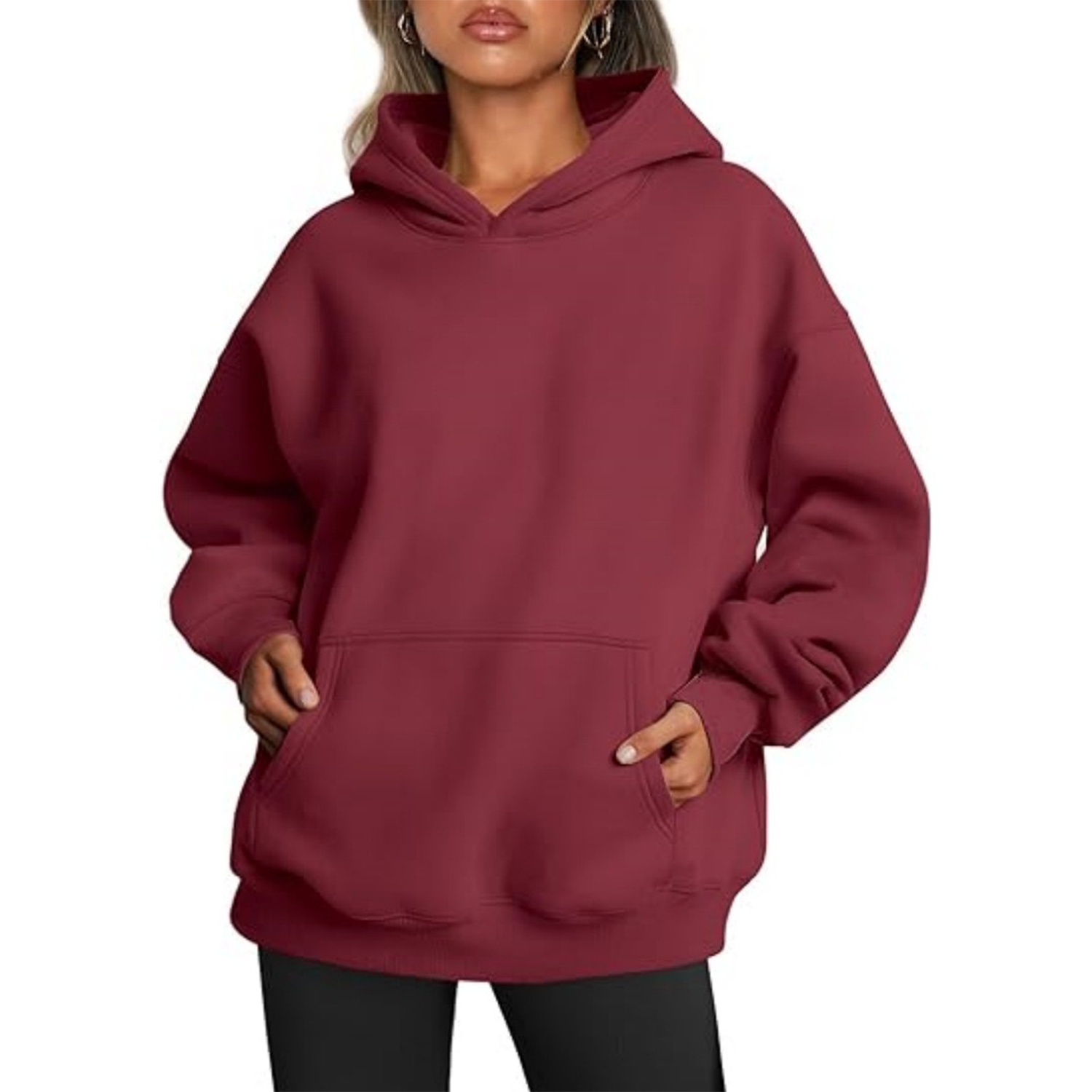 Womens Oversized Hoodies Fleece Sweatshirts Long Sleeve 3