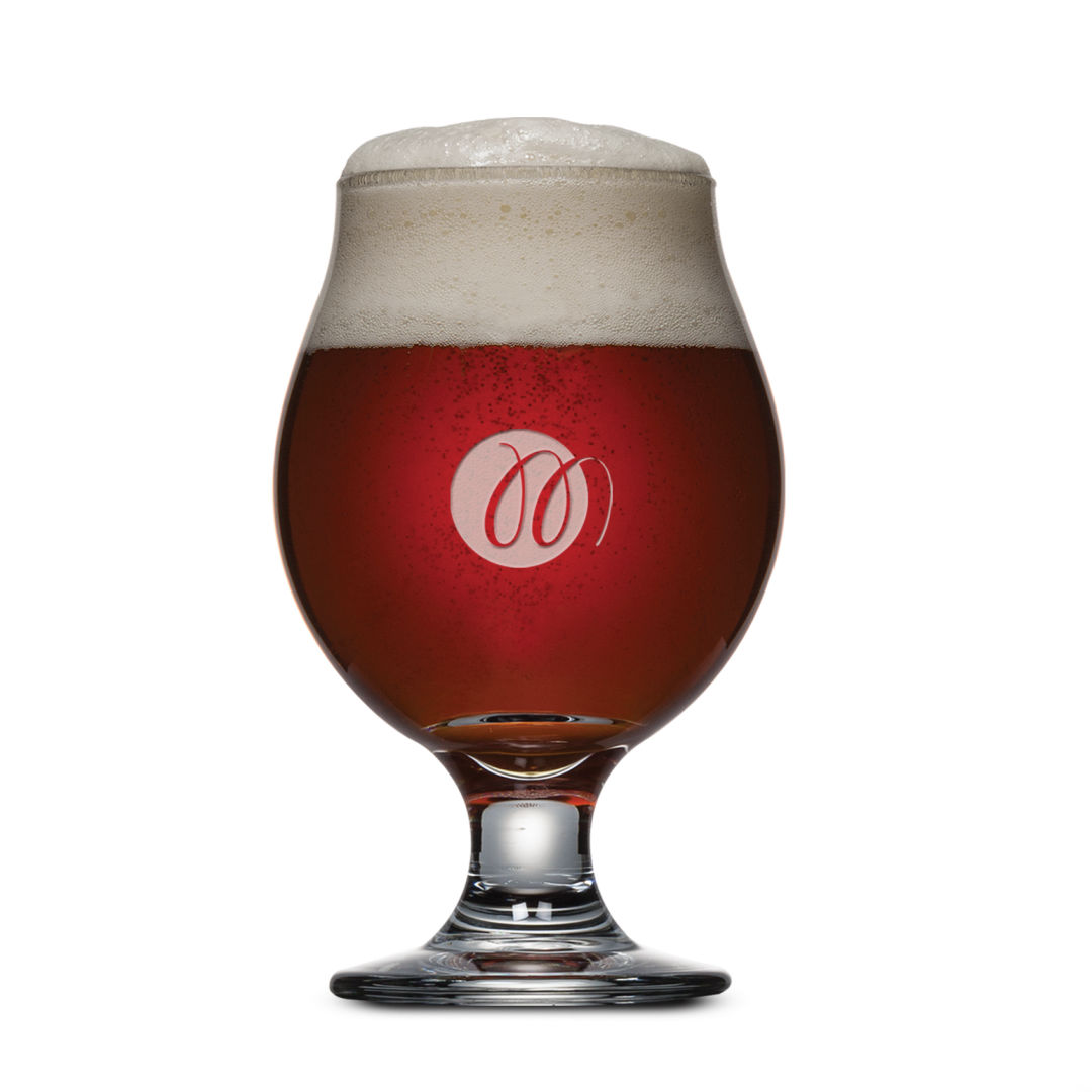 Belgian Beer Glass - Deep Etch 10