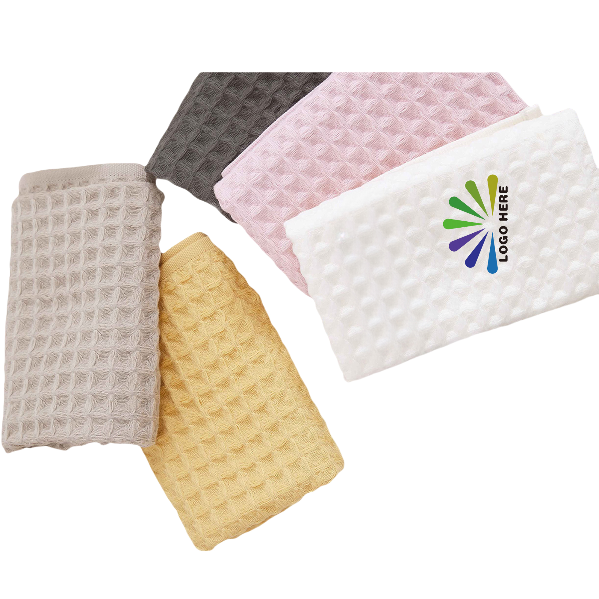 Soft Cotton Waffle Beach Bathroom Towel MOQ20 1