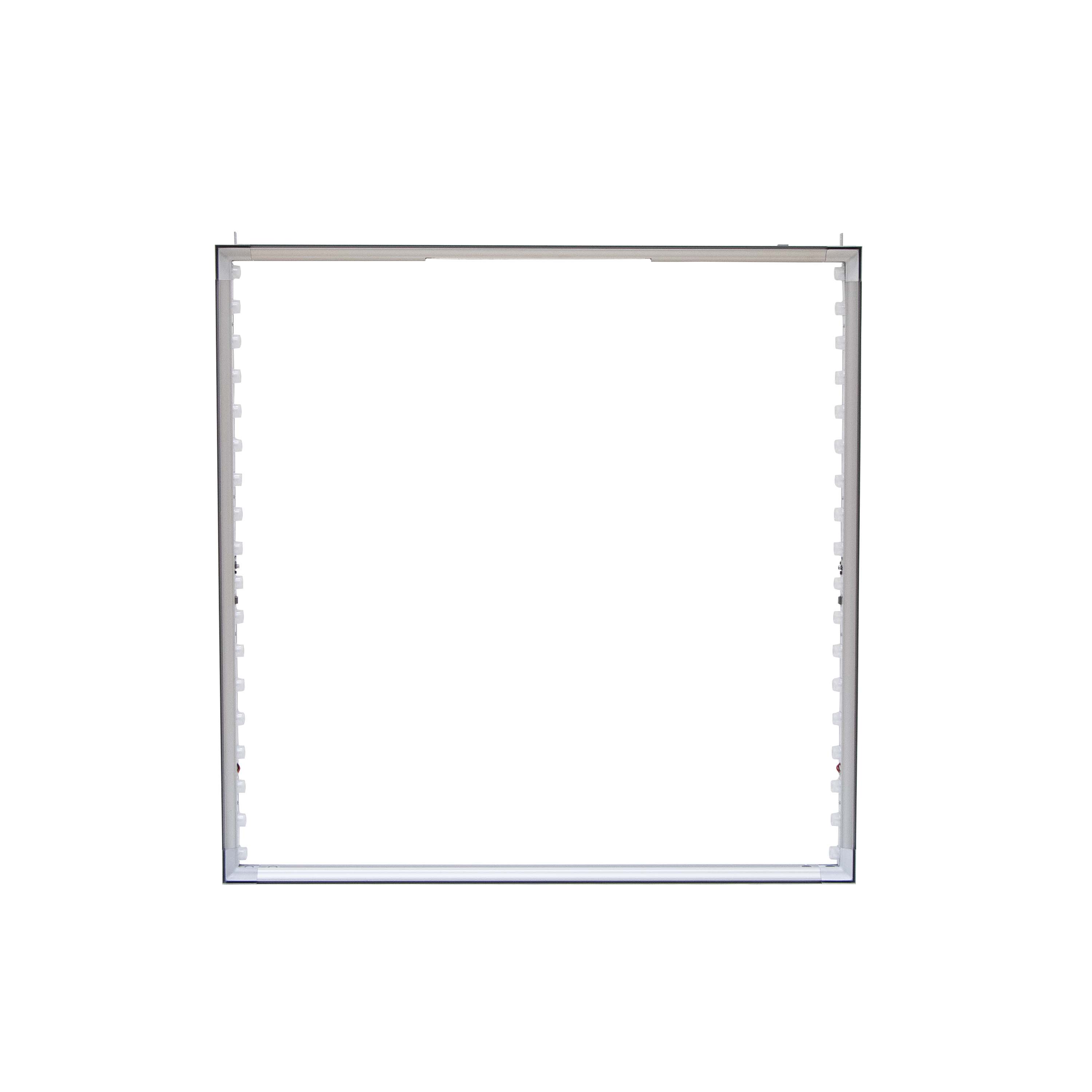 36" x 36" Aerial SEG Glo Ceiling-Mounted Hardware 3