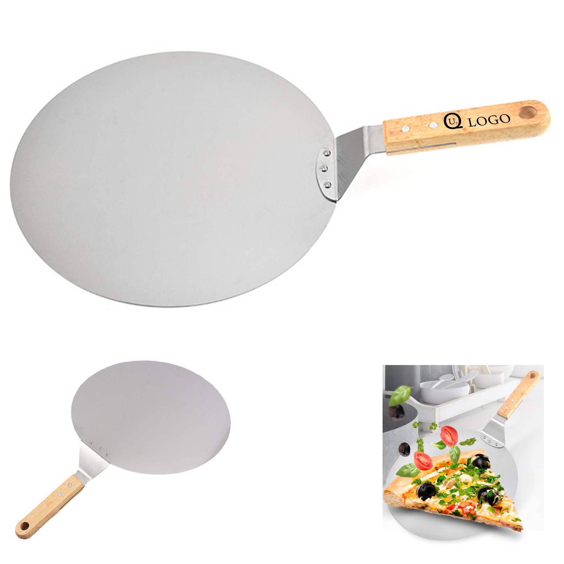 10 Inch Stainless Steel Pizza Shovel 1