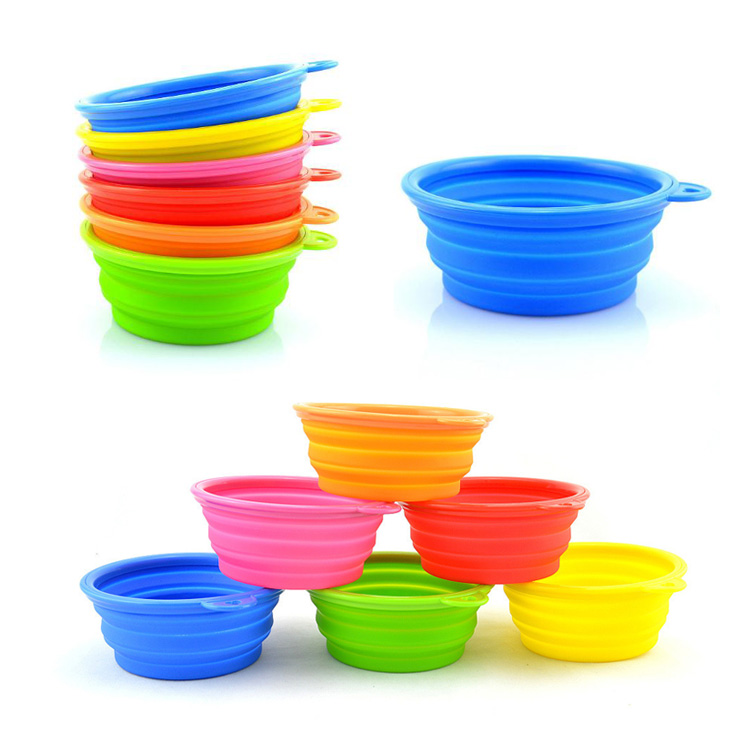 Folding Silicone Pet Bowl 1