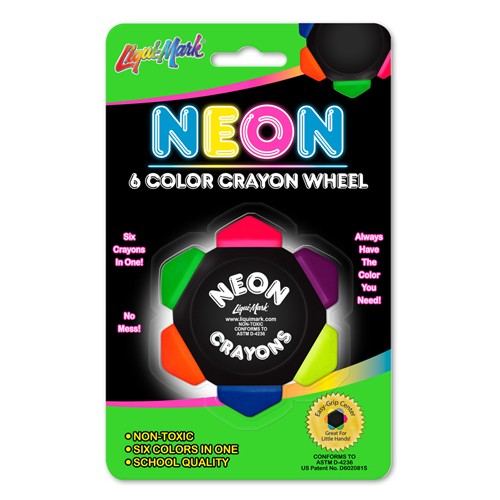 1 Pack Neon Crayo-Craze Crayon Wheel