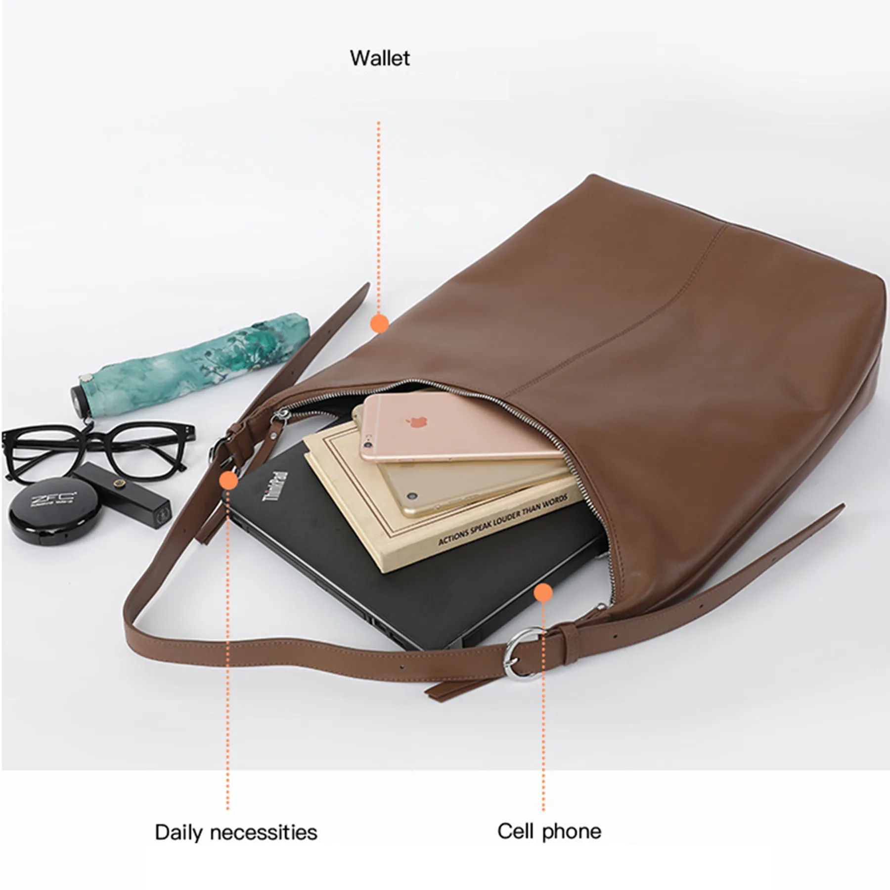 Genuine Leather Bucket Bags 4