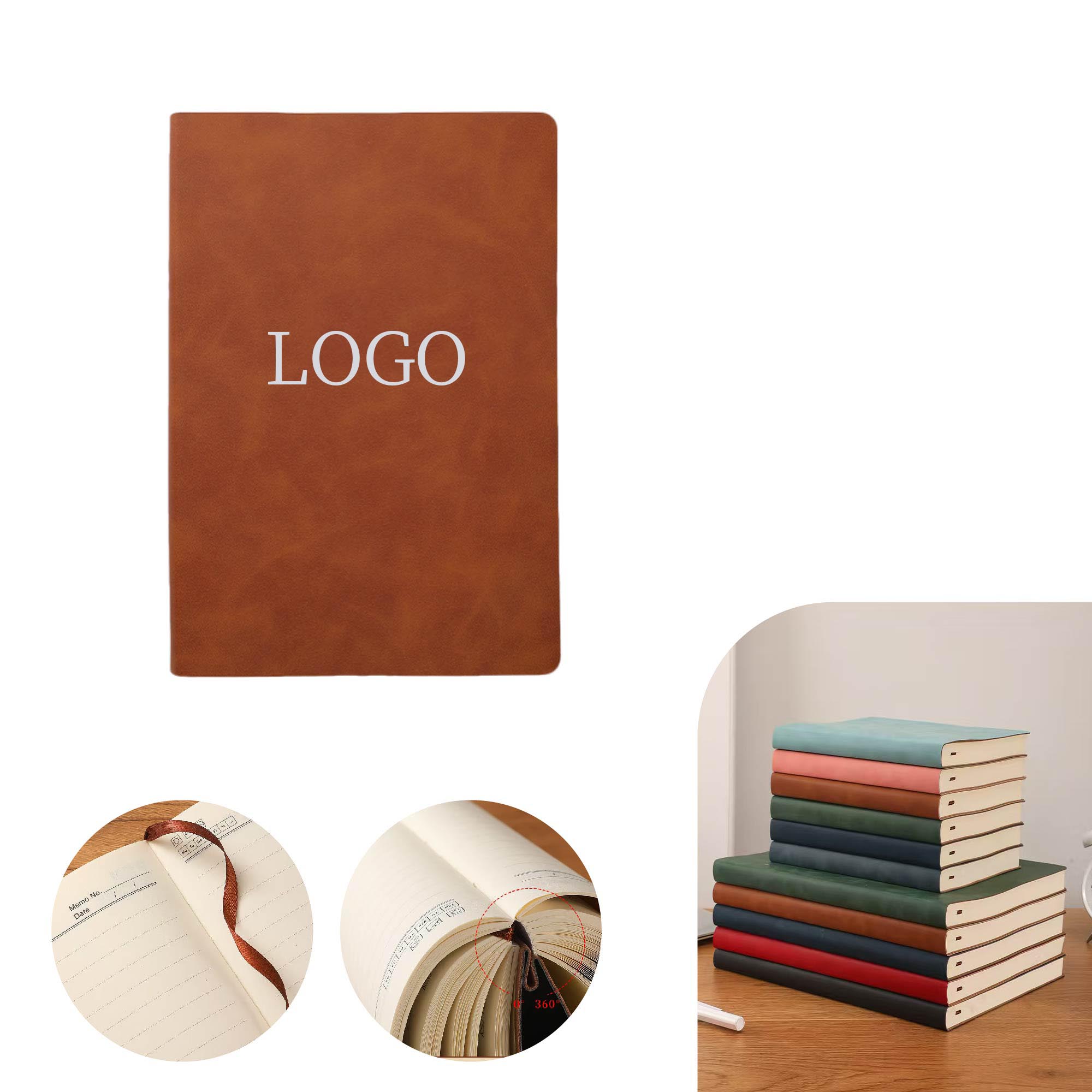 MOQ 10 pcs Leather Office Notebook 2