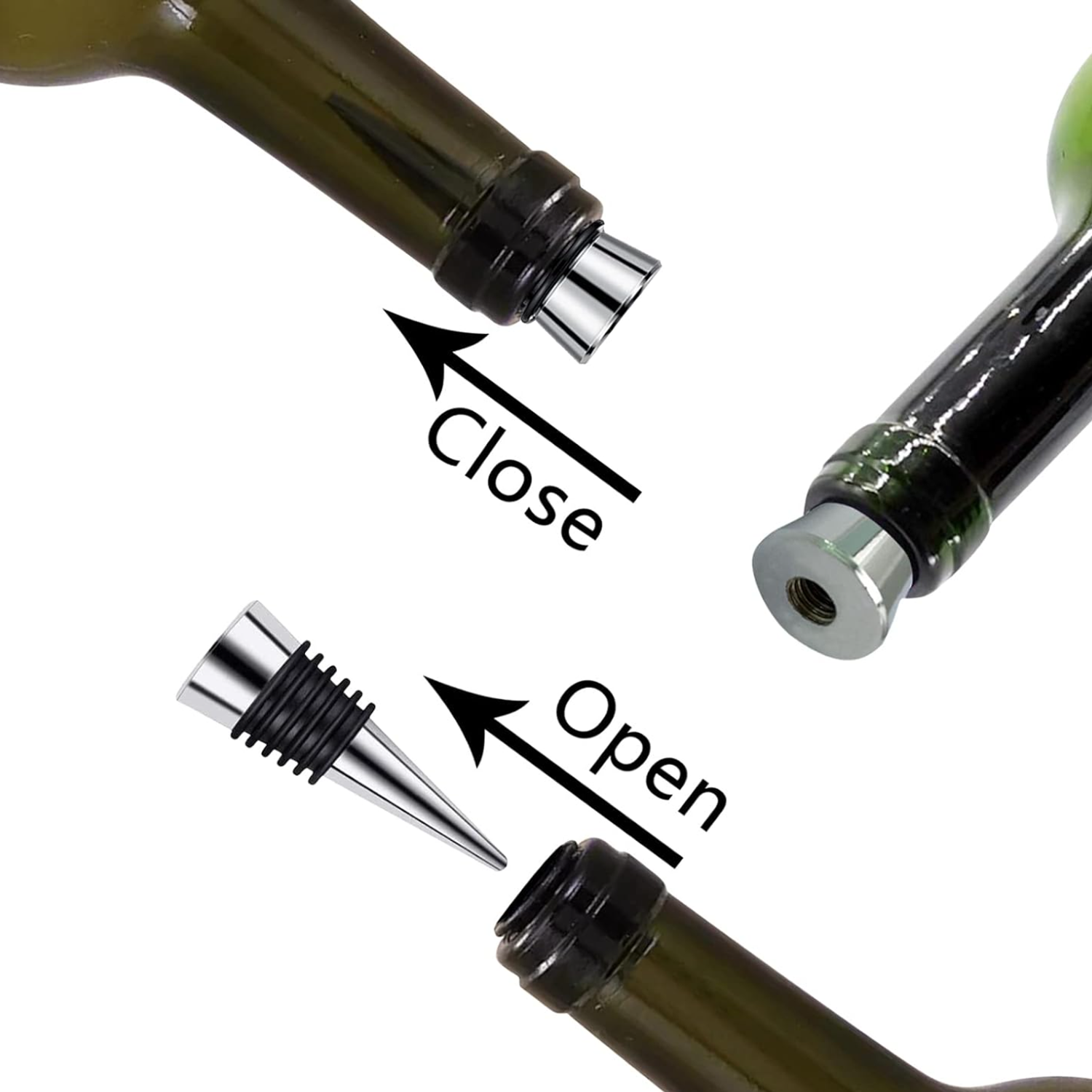 Die Cast Wine Bottle Stopper 3