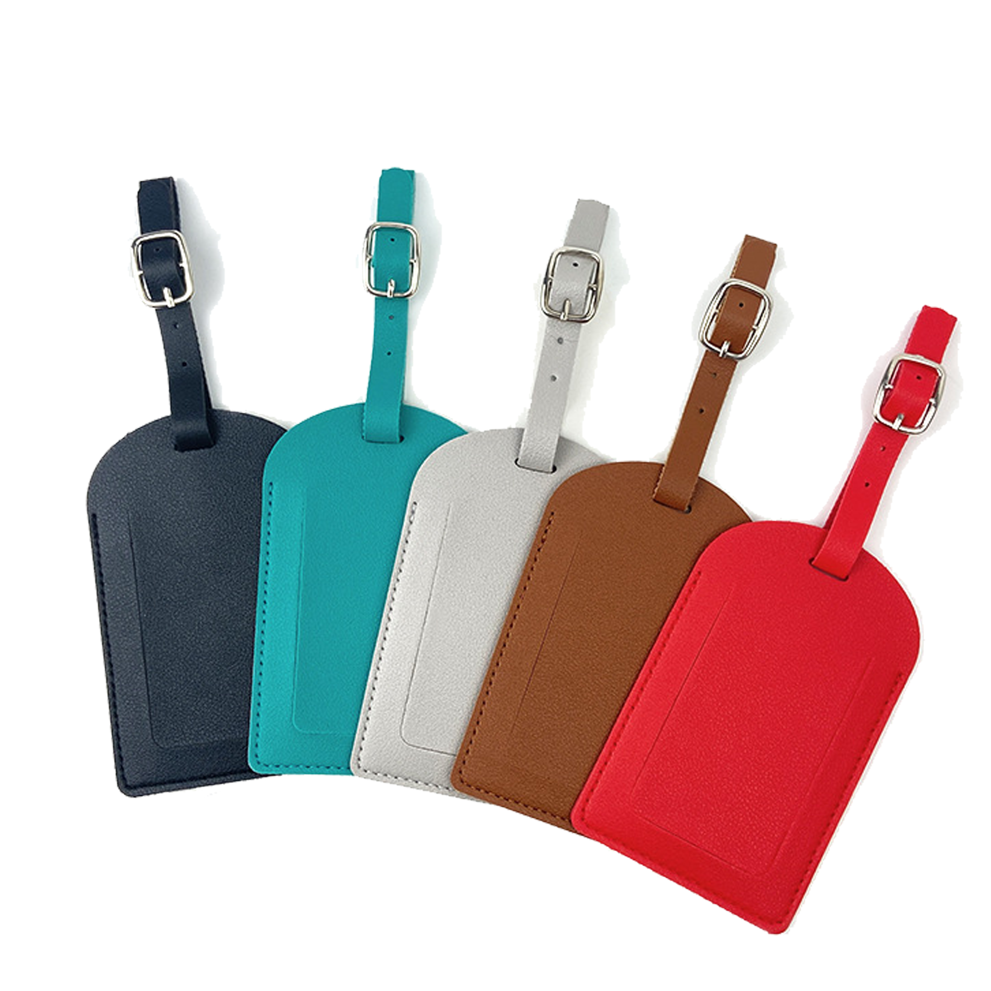 PU Premium Travel Leather Luggage Suitcase ID/Bag Tag 3