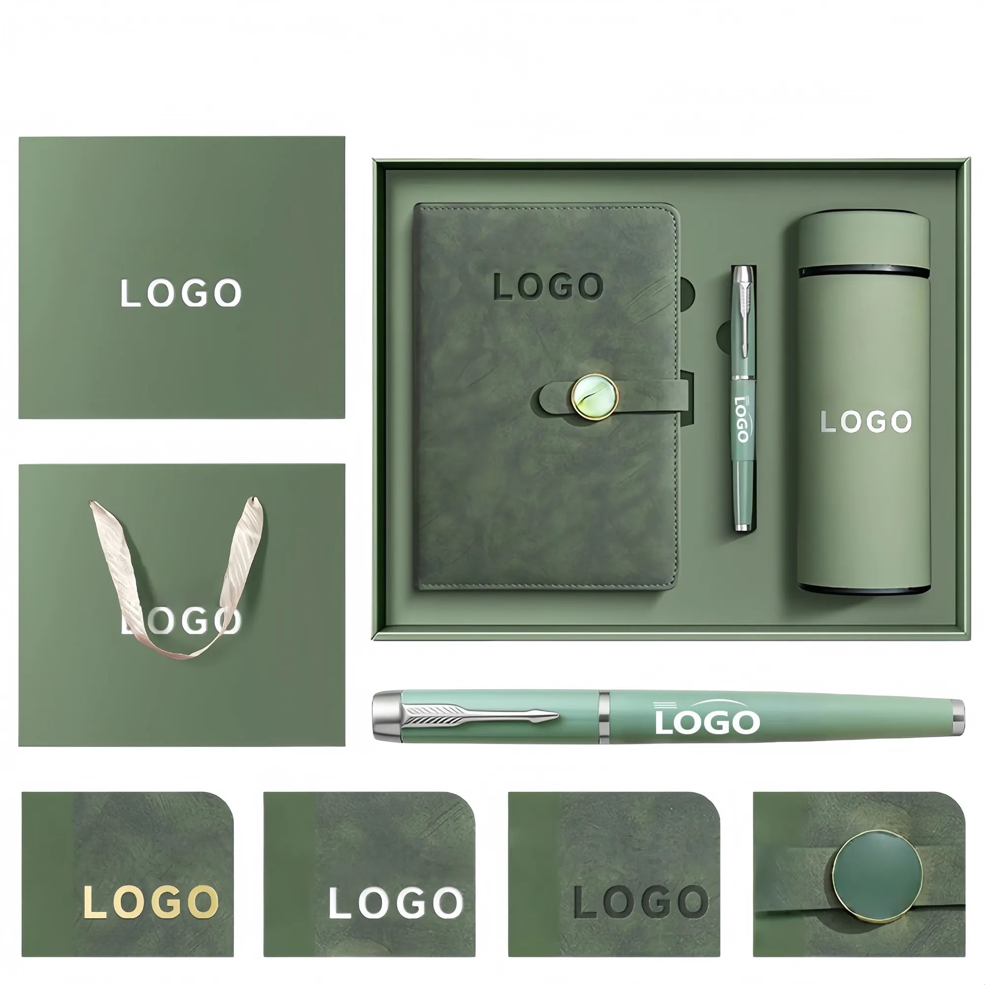 Corporate Gift Set With Notebook, Pen And Insulated Tumbler 6