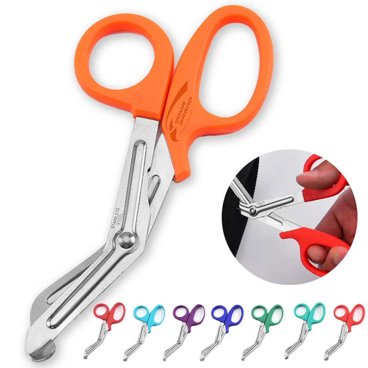 EMT Medical Trauma Fabric Bandage Rescue Shears Scissors 1