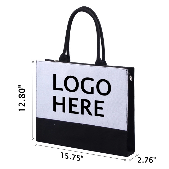 Custom Canvas Shopping Handbag & Eco-Friendly Tote Bag, custom tote bag with logo imprint 10