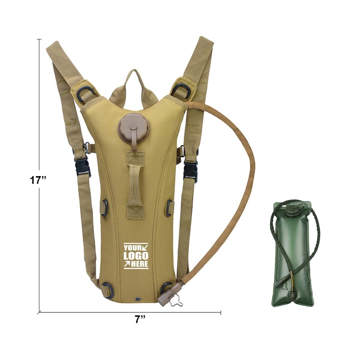 Hydration Pack Backpack with 3L Bladder 4