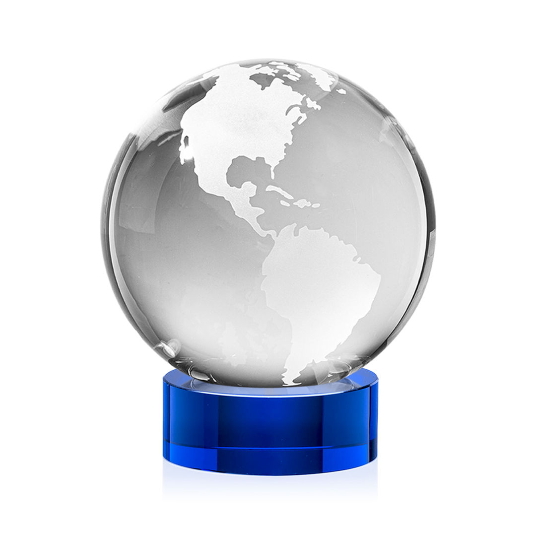 Globe Award on Stanrich Base - Blue 6