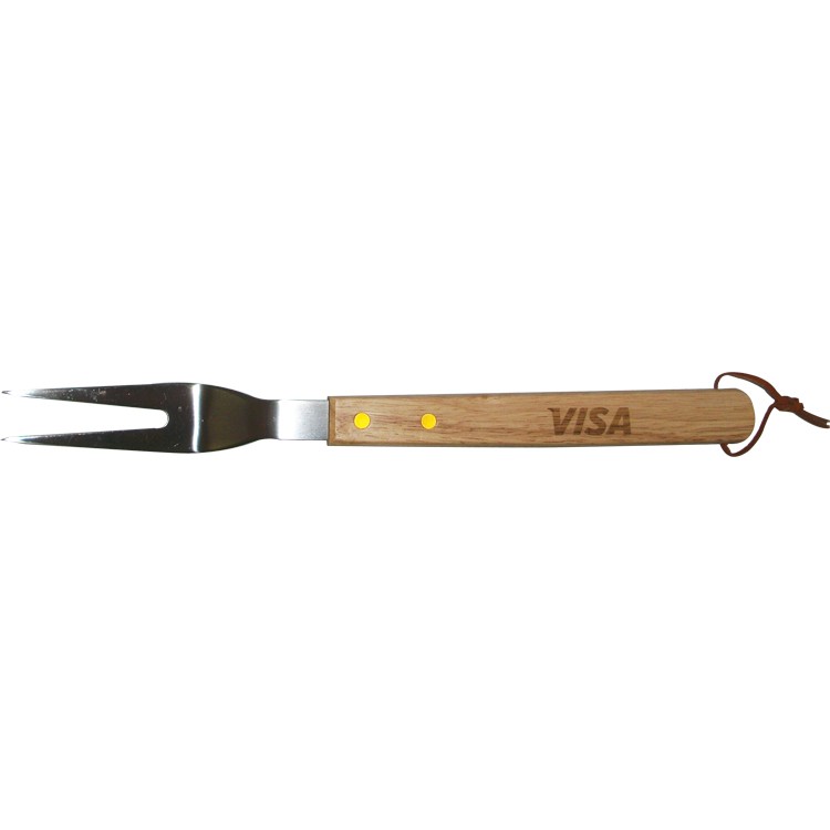 Deluxe Wood Handle BBQ Fork 2