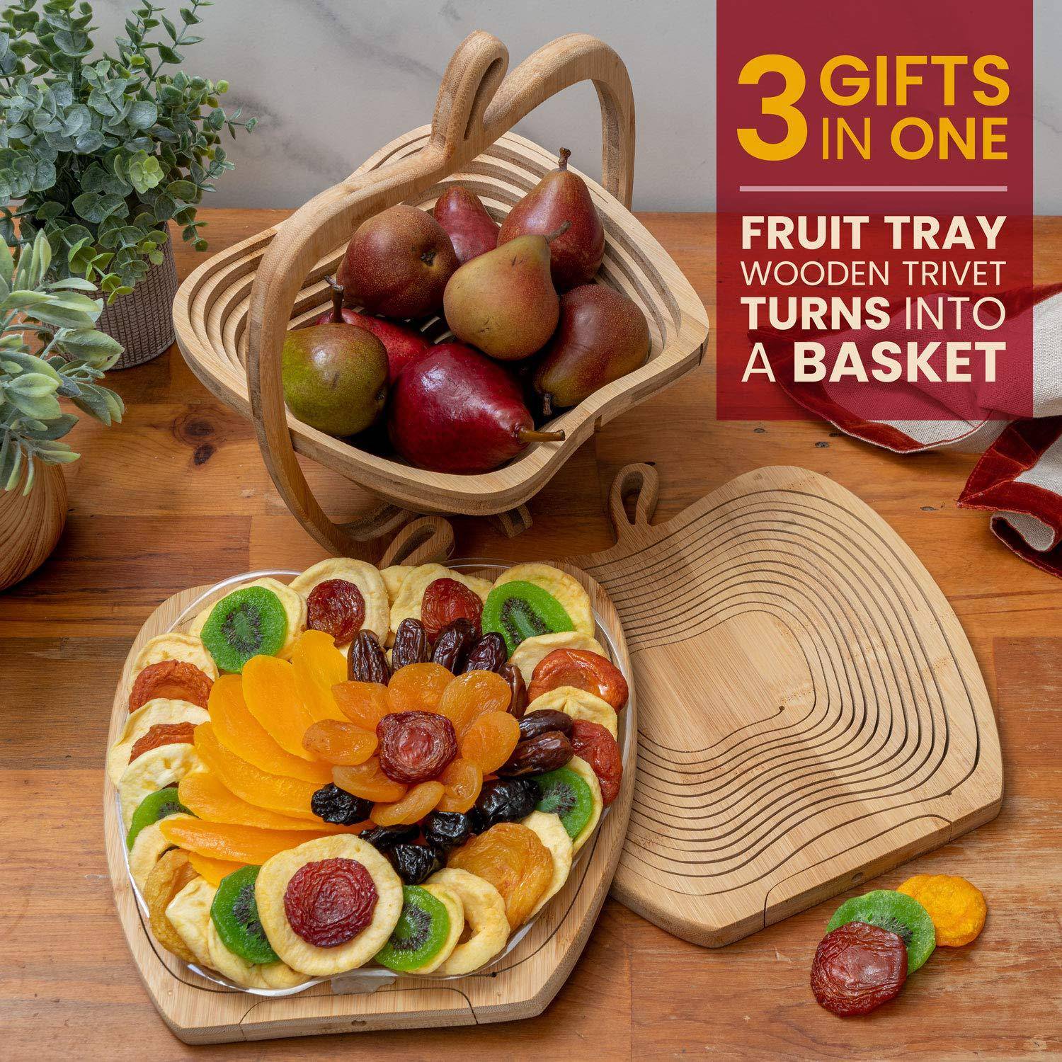 Foldable Bamboo Fruit Basket 5