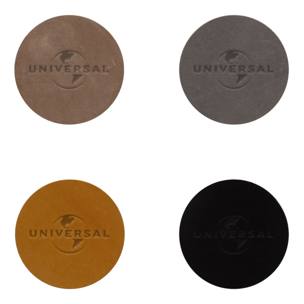 2 1/2" Leather Circle Patch 16
