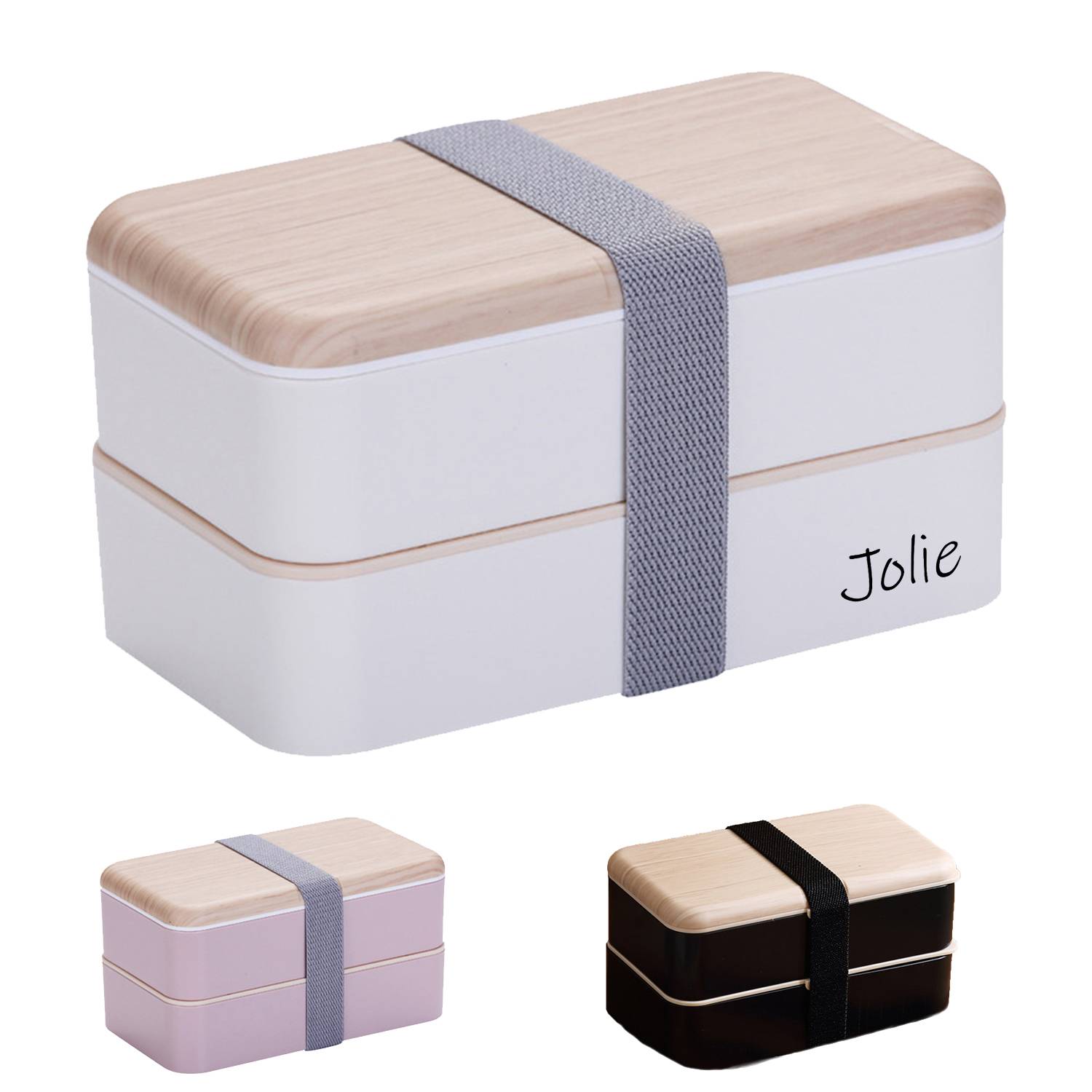 Plastic Double Layered Bento Box 2