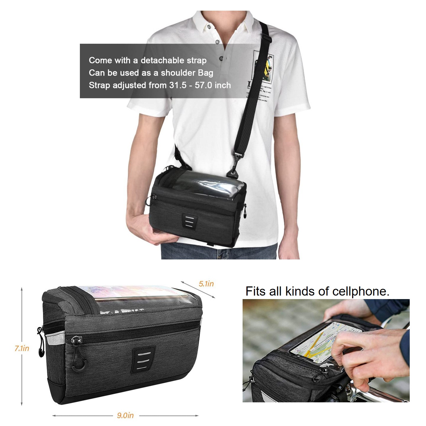 Bike Handlebar Bag 4
