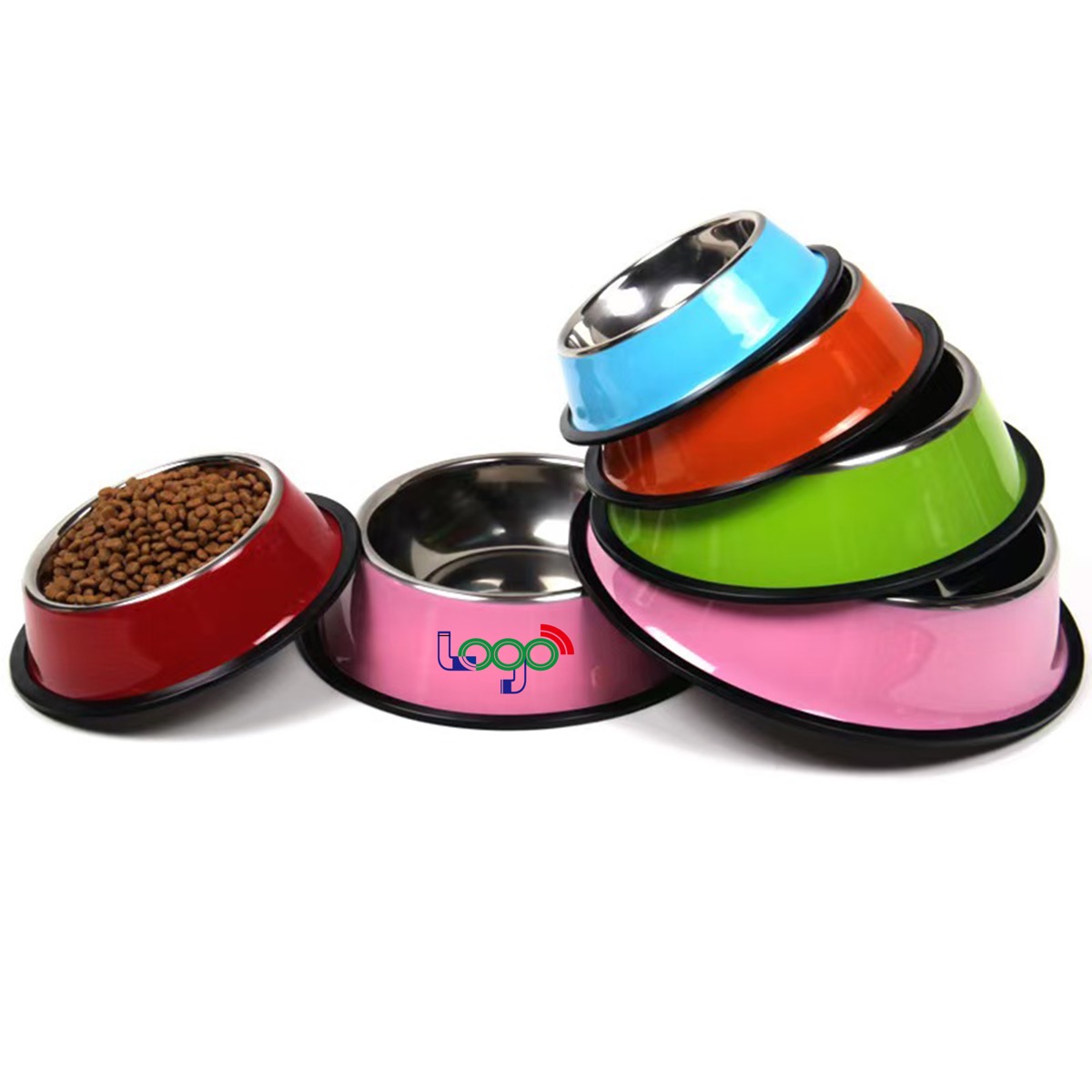 MOQ50 Stainless Steel Pet Bowl 2