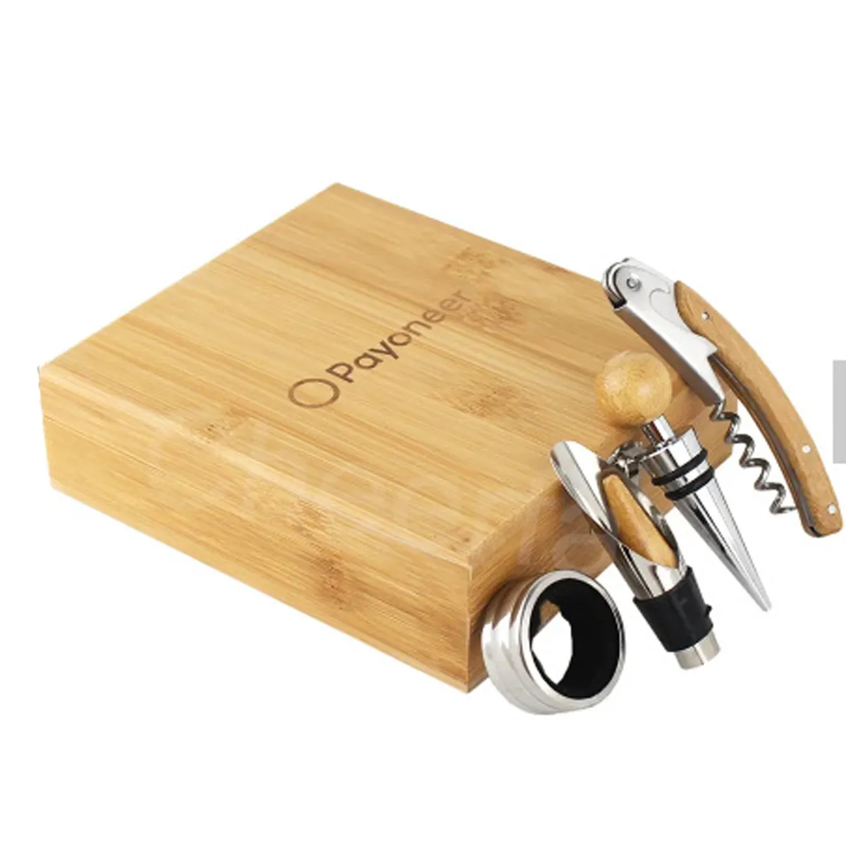 Personalized Gift Box Wine Opener Corkscrew Set Accessories 5