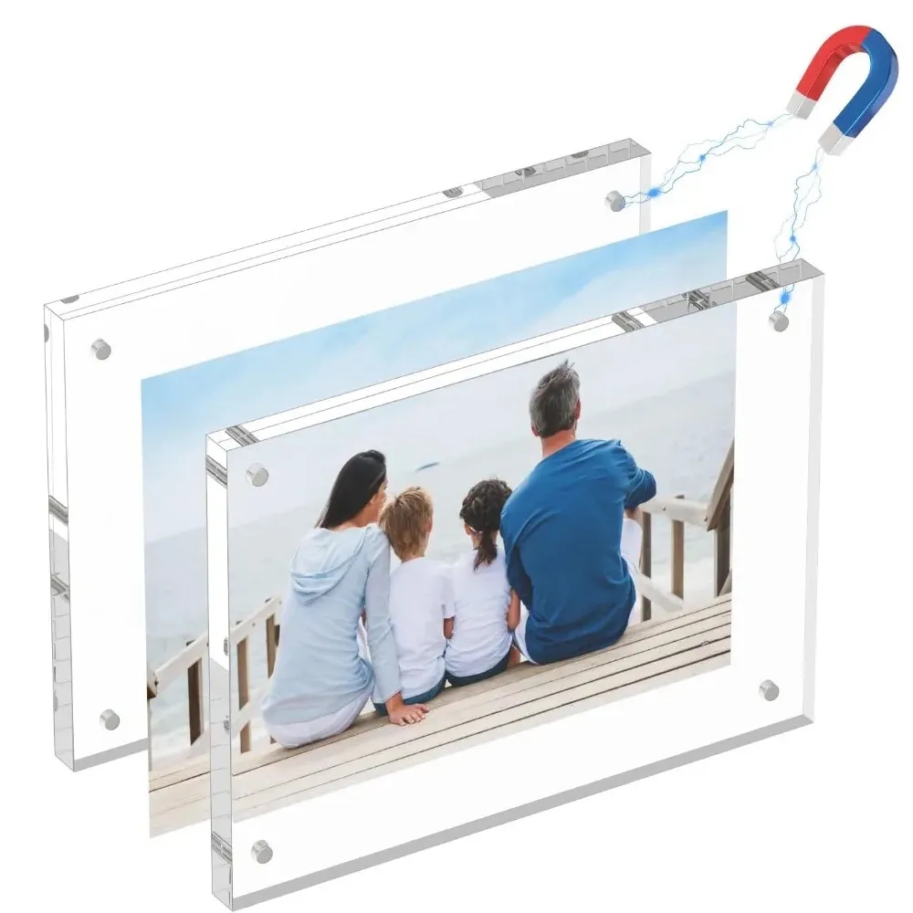 Acrylic Magnetic Photo Frames 8x10 2