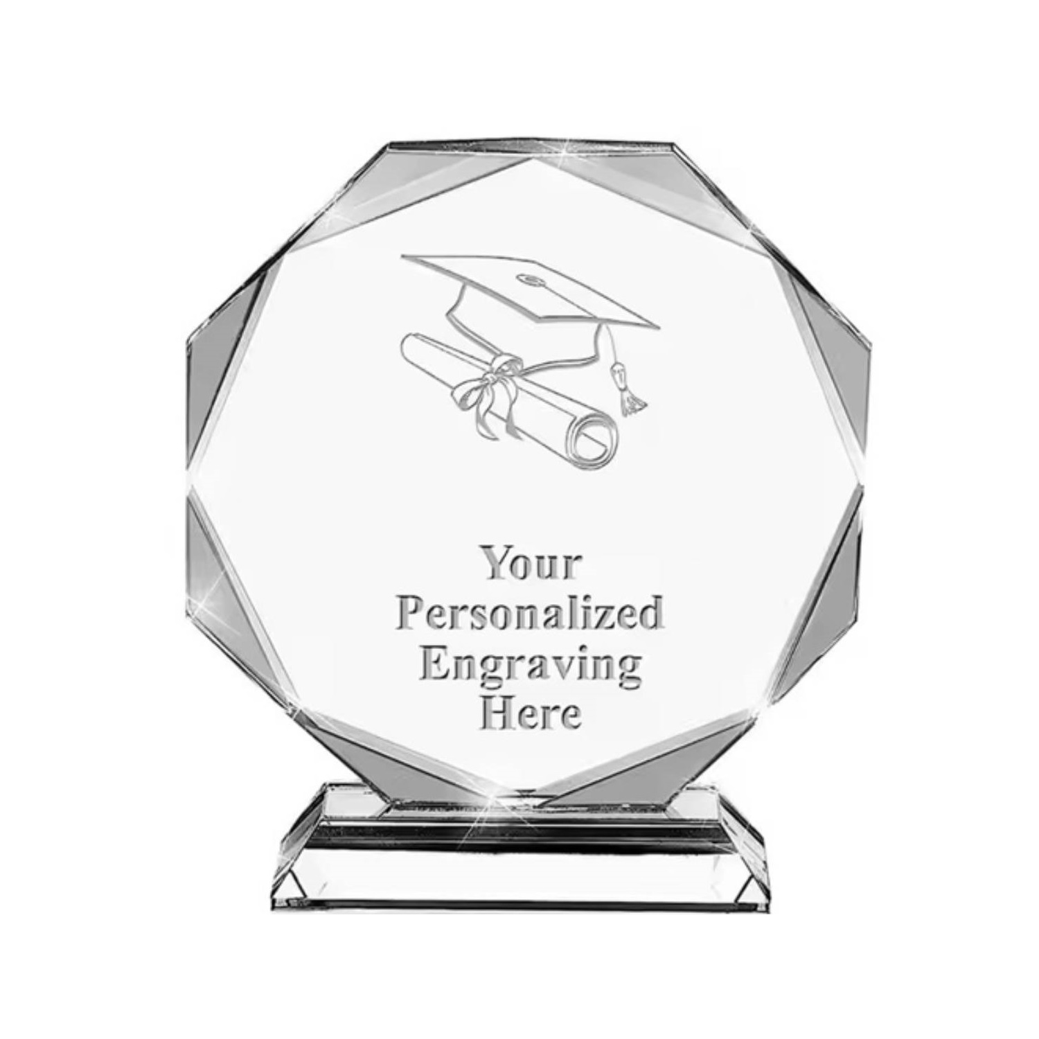 Crystal Recognition Award Trophy 4